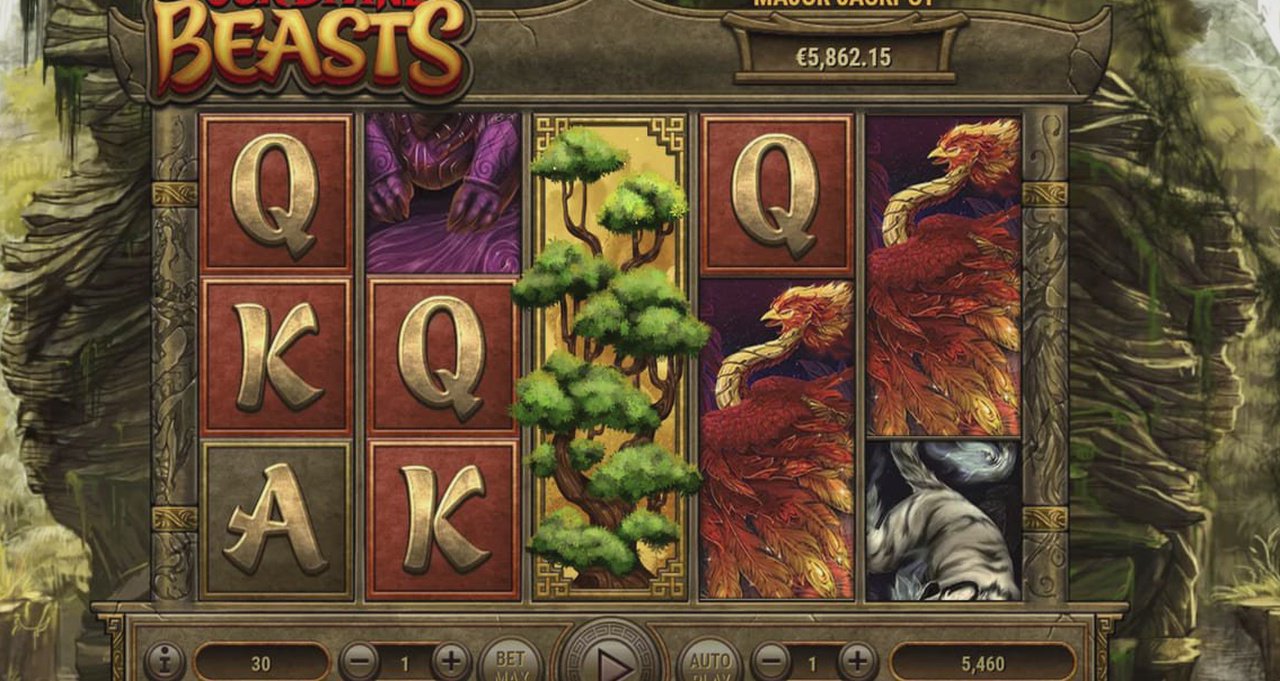 Four Divine Beasts · Tangkapan Layar Aplikasi ZEUS88